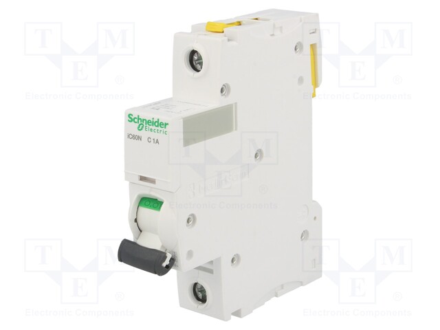 Circuit breaker; 230VAC; Inom: 1A; Poles: 1; DIN; Charact: C; 6kA