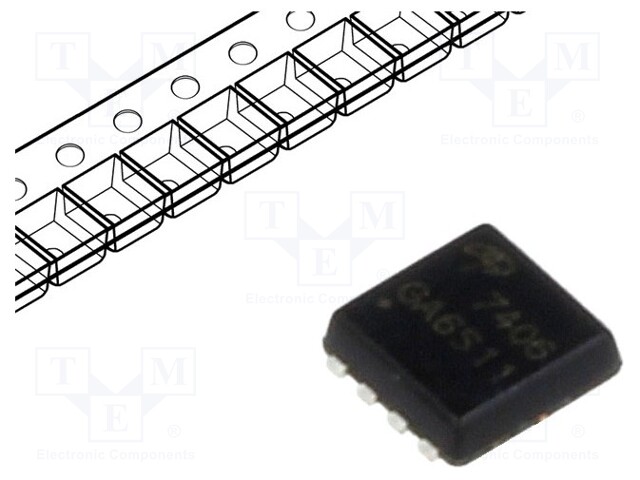 Transistor: N-MOSFET; unipolar; 30V; 15A; 6W; DFN3x3A
