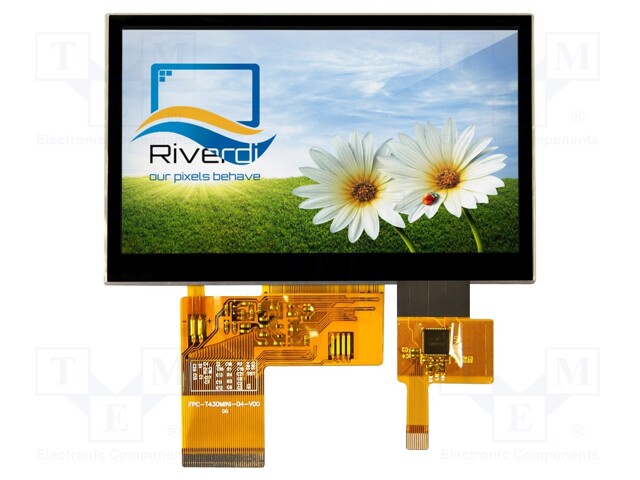 Display: TFT; 4.3"; 480x272; Illumin: LED; Dim: 105.5x67.2x4.05mm