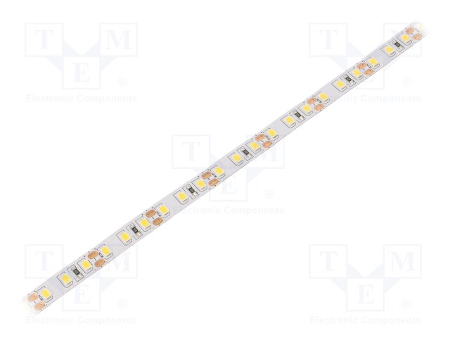 LED tape; white neutral; LED/m: 120; SMD; 2835; 12V; 8mm; white PCB