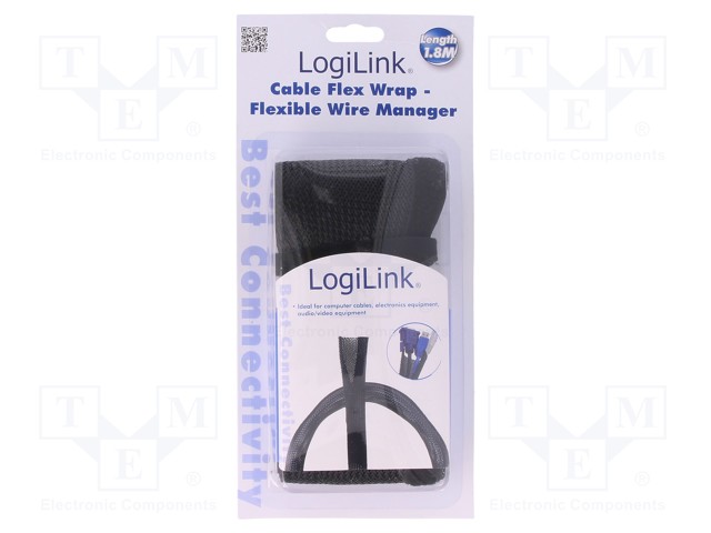 Conduit; black; L: 1.8m; Features: multi use; ØBundle : 32mm