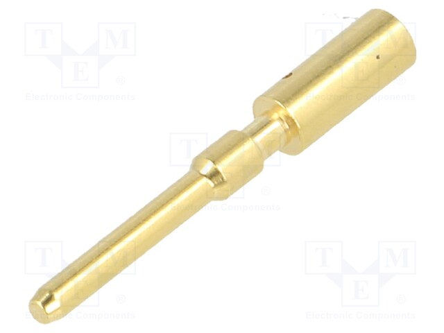 Contact; Size: 1,5mm; male; 2.5mm2; M12 Power; crimped; for cable