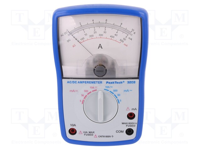 Amperometer; Features: impact resistant holster; analogue; 300g