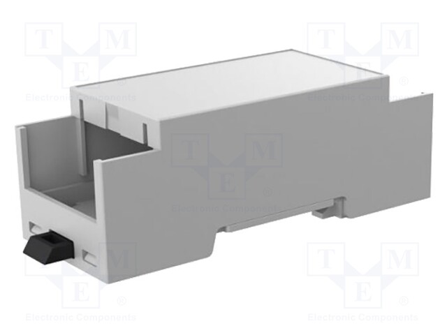 Enclosure: for DIN rail mounting; Y: 90mm; X: 36.1mm; Z: 32mm; grey