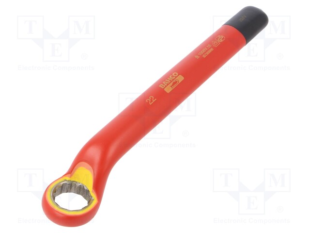 Key; insulated,box; 22mm; IEC 60900,VDE; tool steel; 1kV; 245mm