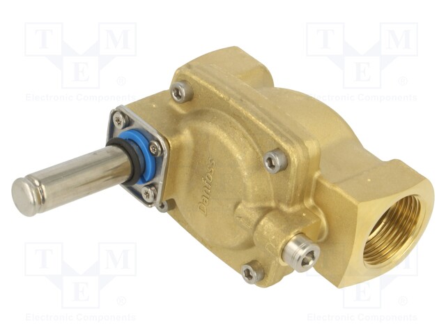 Pneumatic module: electromagnetic valve; Thread: G 1"; Mat: brass