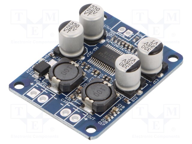 Module: audio; amplifier; 12÷24VDC; TDA8932; 35W