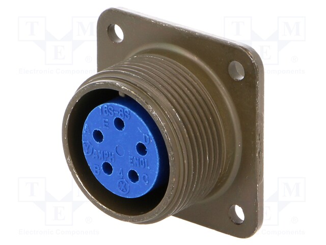 Connector: circular; Series: 97; socket; female; PIN: 5; soldering