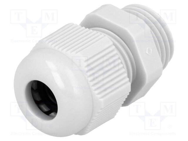 Cable gland; PG9; IP68; polyamide; grey; UL94V-2