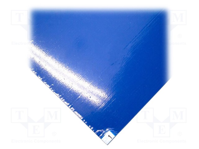 Contamination control mat; Width: 0.45m; L: 1.17m; Colour: blue