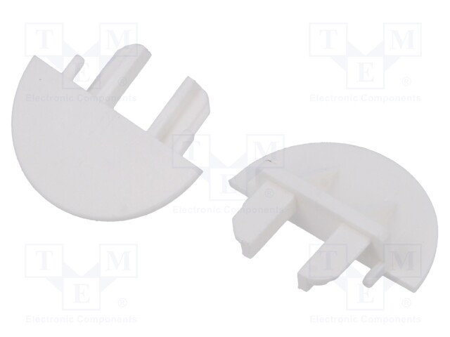 Cap for LED profiles; white; MICRO-NK