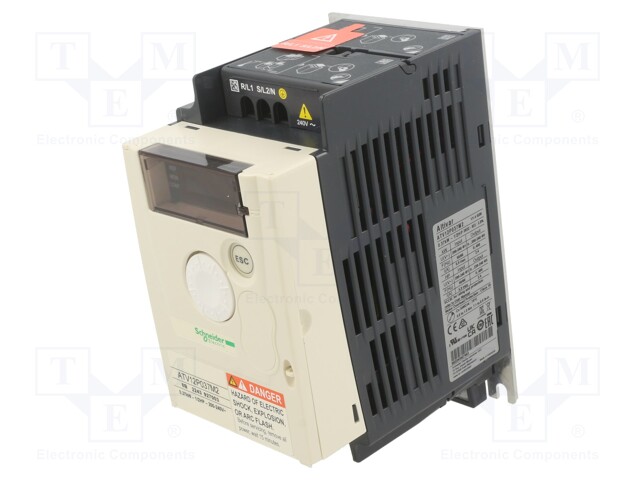 Inverter; Max motor power: 0.37kW; Out.voltage: 3x230VAC; IP20