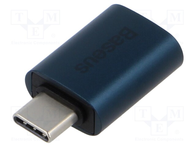 Adapter; USB 3.2 Gen 2; USB A socket,USB C plug; blue