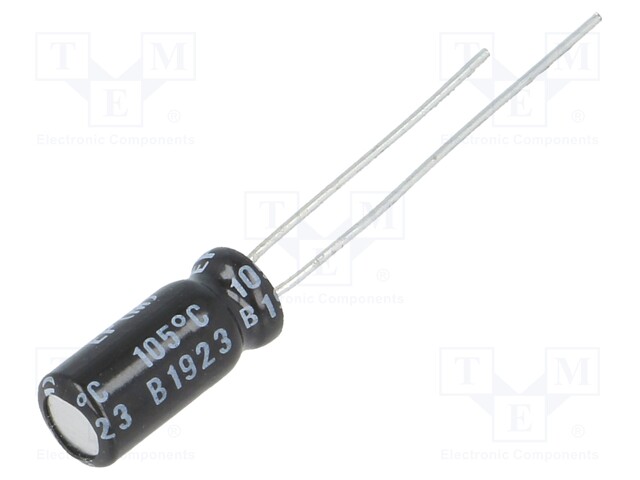 Capacitor: electrolytic; bipolar; THT; 2.2uF; 50VDC; Ø5x11mm; ±20%