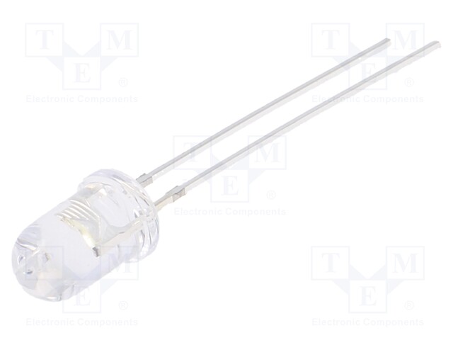 LED; 5mm; white cold; 3000÷4200mcd; 30°; Front: convex; 8500-18000K