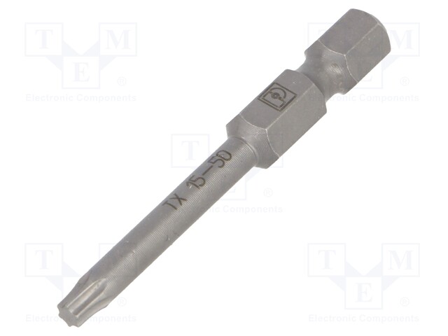 Screwdriver bit; Torx®; TX15; Overall len: 50mm