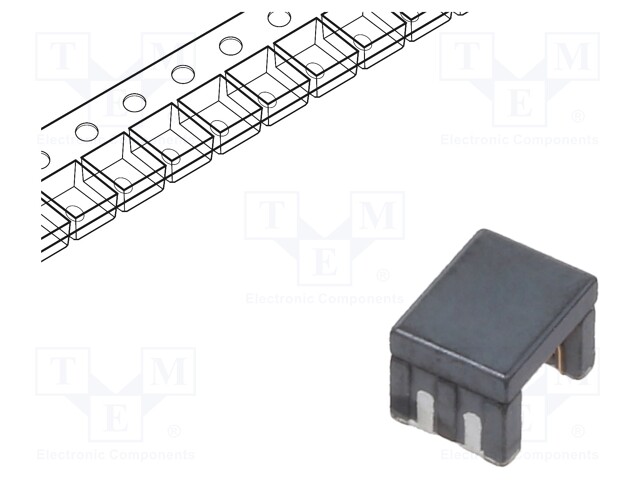 Choke, Common Mode, DLW32MH_XK Series, 70 mA, 3.2mm x 2.5mm x 2.5mm