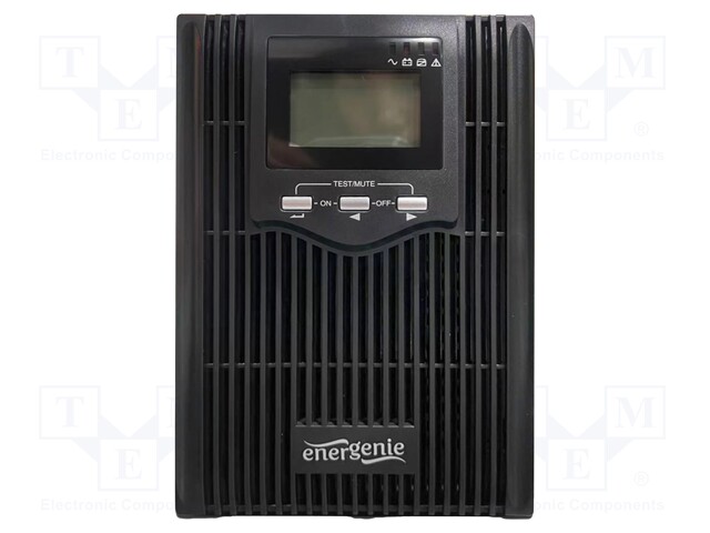 Power supply: UPS; 144x345x215mm; 800W; 1kVA; No.of out.sockets: 7