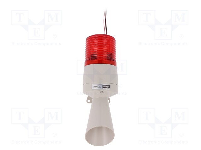 Signaller: lighting-sound; 24VDC; Colour: red; IP54; -30÷50°C