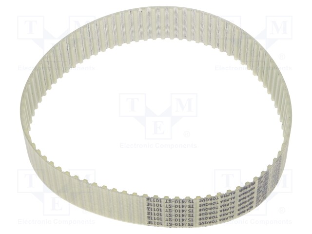 Timing belt; T5; W: 25mm; H: 2.2mm; Lw: 410mm; Tooth height: 1.2mm