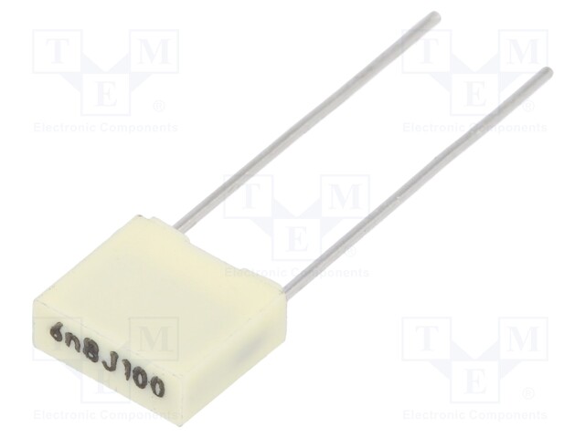 Capacitor: polyester; 6.8nF; 63VAC; 100VDC; Pitch: 5mm; ±5%