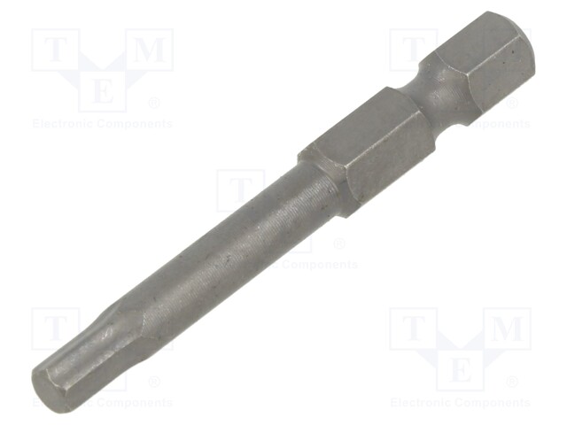 Screwdriver bit; Allen hex key; HEX 4mm; Overall len: 50mm