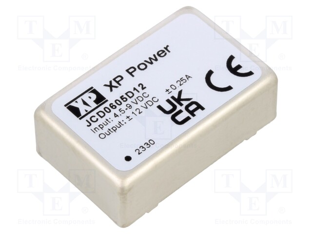 Converter: DC/DC; 6W; Uin: 4.5÷9V; Uout: 12VDC; Uout2: -12VDC; OUT: 2