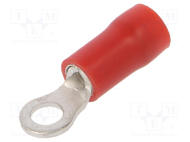 Tip: ring; M3; Ø: 3.2mm; 0.25÷1.5mm2; crimped; for cable; insulated