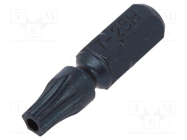 Screwdriver bit; Torx® with protection; T25H; Overall len: 25mm