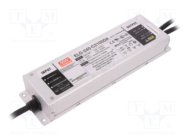 Power supply: switched-mode; Communication: DALI; LED; 241.5W