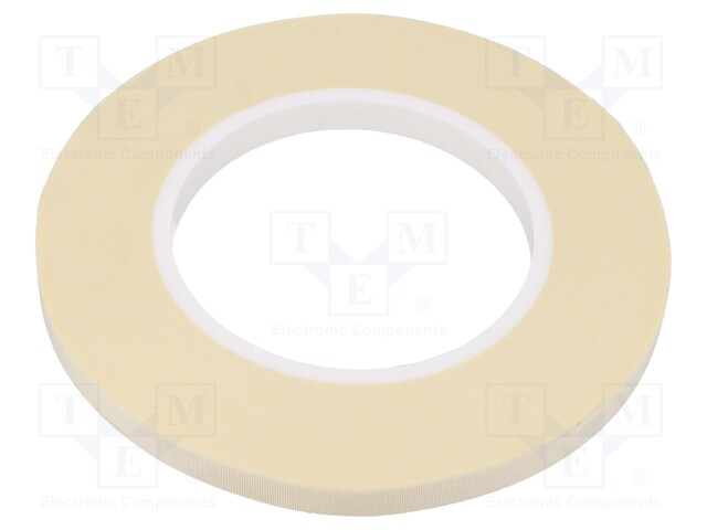 Tape: acetate; W: 9mm; L: 50m; D: 0.21mm; white; thermosetting rubber