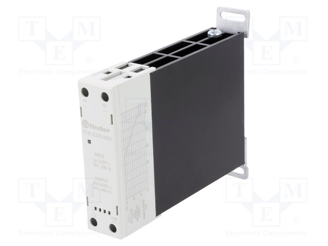 Relay: solid state; Ucntrl: 40÷280VAC; 30A; 48÷480VAC; DIN; IP20