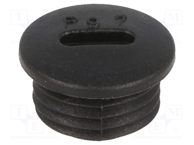 Stopper; PG7; IP54; Mat: polyamide; black; Man.series: V-N-FS