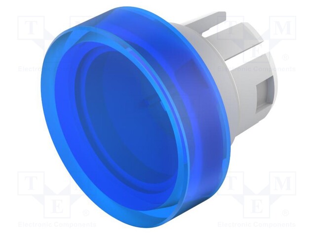 Actuator lens; 16mm; 51; blue; plastic; Ø15.8mm