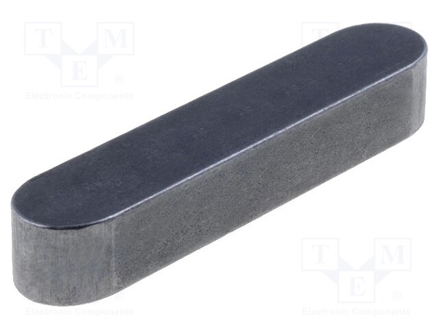 Parallel key; BN: 870; DIN: 6885; Mat: carbon steel; W: 6mm; H: 6mm