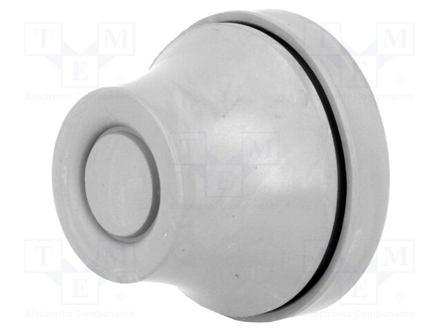 Grommet; Ømount.hole: 29mm; Panel thick: 1÷4mm; L: 24.4mm; grey