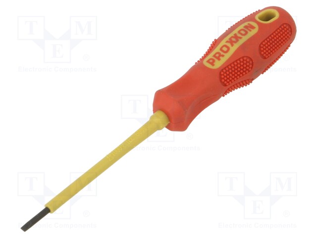 Screwdriver; slot; insulated; 2,5x0,4mm; Blade length: 75mm