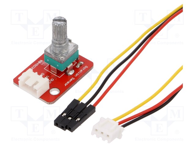 Sensor: rotation; analog; module,cables; Application: ARDUINO