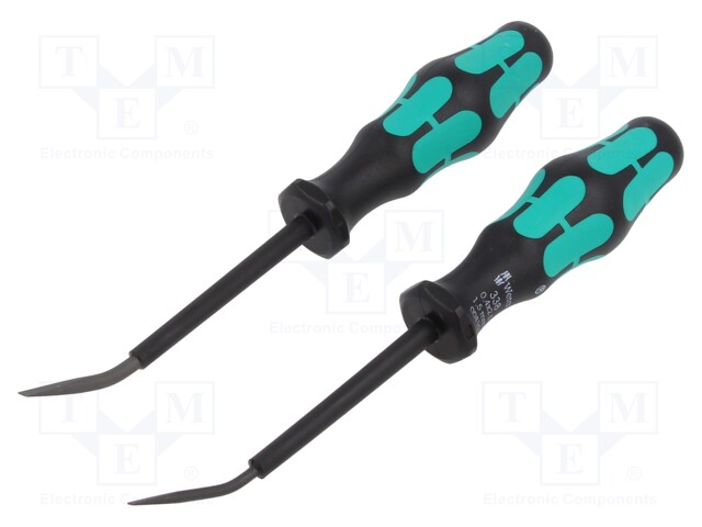 Kit: screwdrivers; slot; for spring clip; 1.5mm2,2.5÷4mm2; 2pcs.