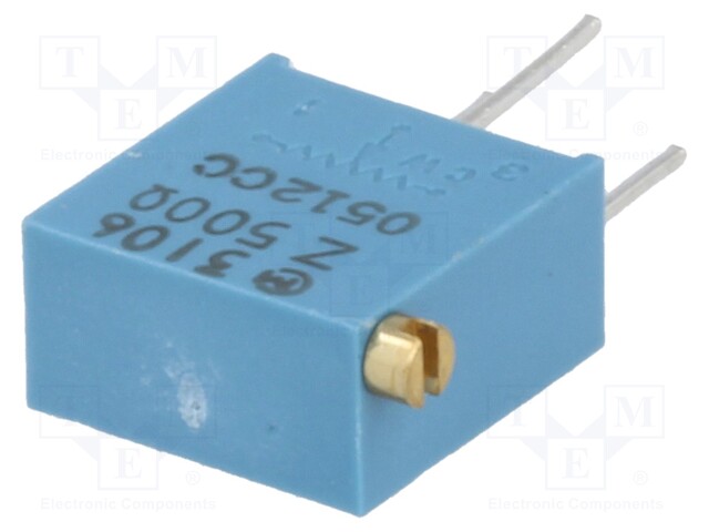 Potentiometer: mounting; vertical; 500Ω; 500mW; THT; ±10%; linear