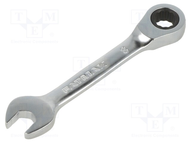 Wrench; combination spanner,with ratchet; 8mm; short; FATMAX®