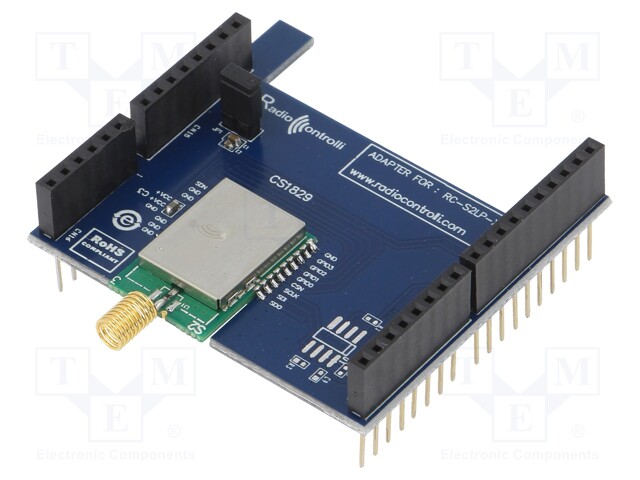 Dev.kit: RF; GPIO,SPI; Works with: NUCLEO-L053R8,NUCLEO-L152RE