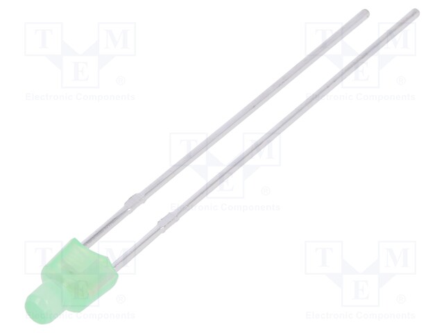 LED; 2mm; green-yellow; 13÷30mcd; 150°; 1.6÷2.4V; Front: flat