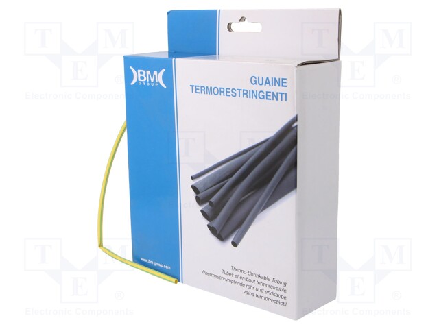 Heat shrink sleeve; glueless; 2: 1; 3.2mm; L: 11m; polyolefine