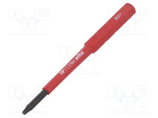 Interchangeable blade; Torx® PLUS; 7IP; max.1.3Nm; 1kVAC