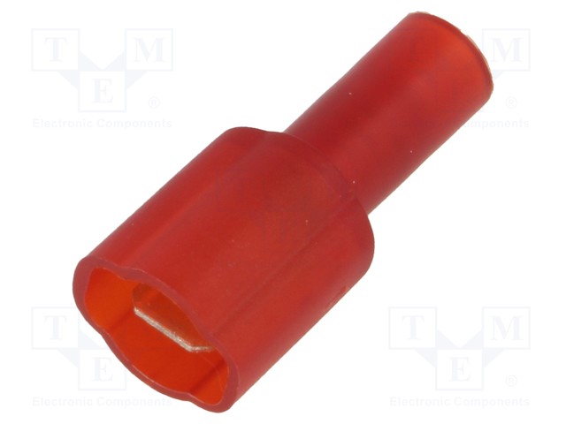 Terminal: flat; 4.8mm; 0.5mm; male; crimped; for cable; insulated