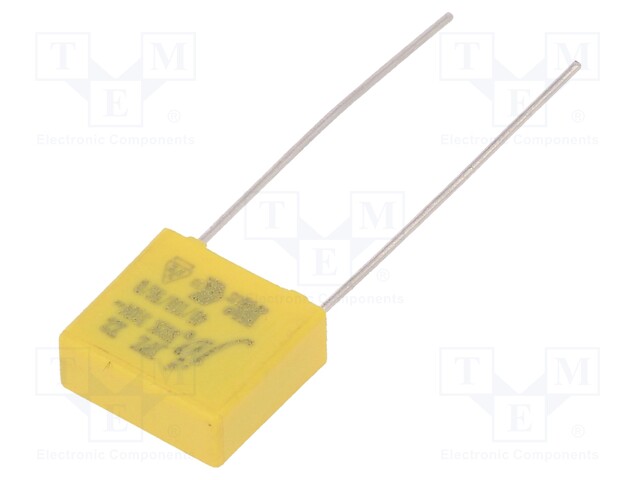 Capacitor: polypropylene; X2; 3.3nF; 7.5mm; ±10%; 10.5x9x4mm