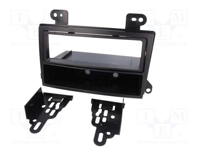 Radio mounting frame; Mazda; 1 DIN; black