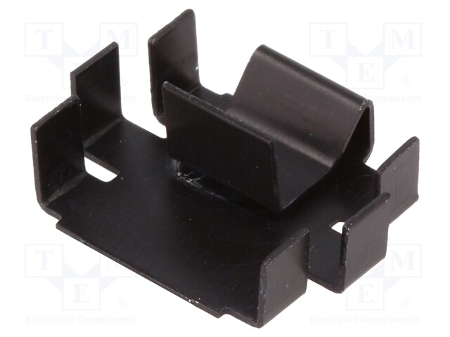 Heatsink: moulded; TO220; black; L: 20.5mm; W: 25mm; H: 7mm; 25K/W