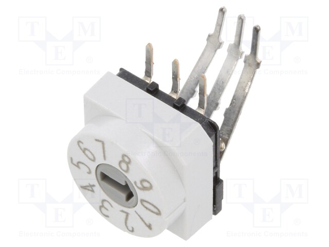 Switch: rotary; Pos: 10; 1uA/20mVDC; -20÷70°C; Mounting: THT